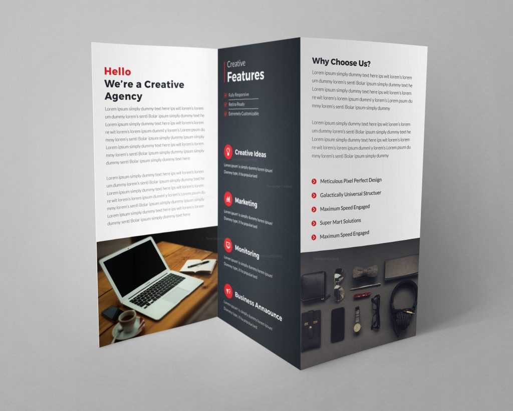Helsinki Professional Tri Fold Brochure Design Template – Graphic Templates For Professional Brochure Design Templates