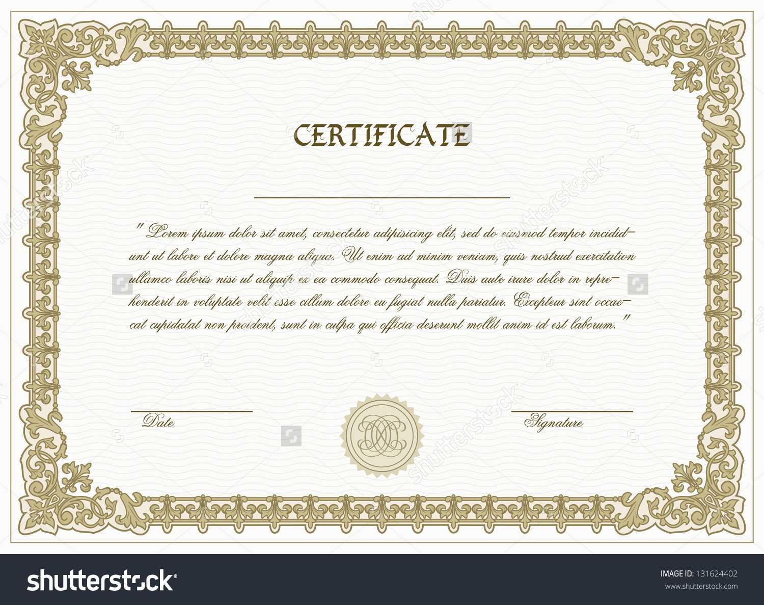 High Resolution High Res Printable Certificate Template Download With High Resolution Certificate Template