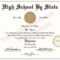High School Certificate – Zohre.horizonconsulting.co For Ged Certificate Template