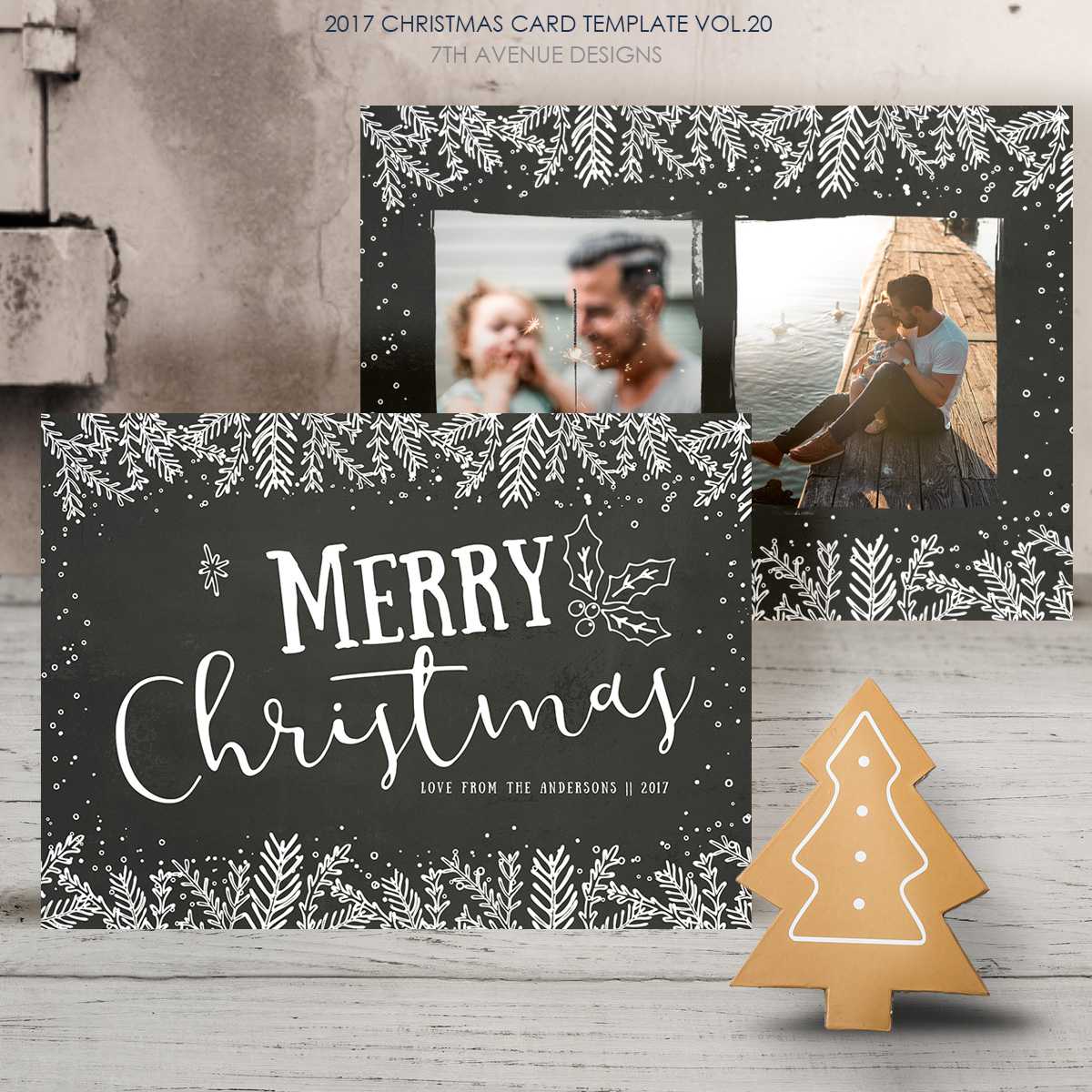 Holiday Cards : 7Thavenue Designs :: Logo And Templates For Holiday Card Templates For Photographers