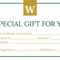 Hotel Gift Certificate Template for Gift Certificate Template Publisher