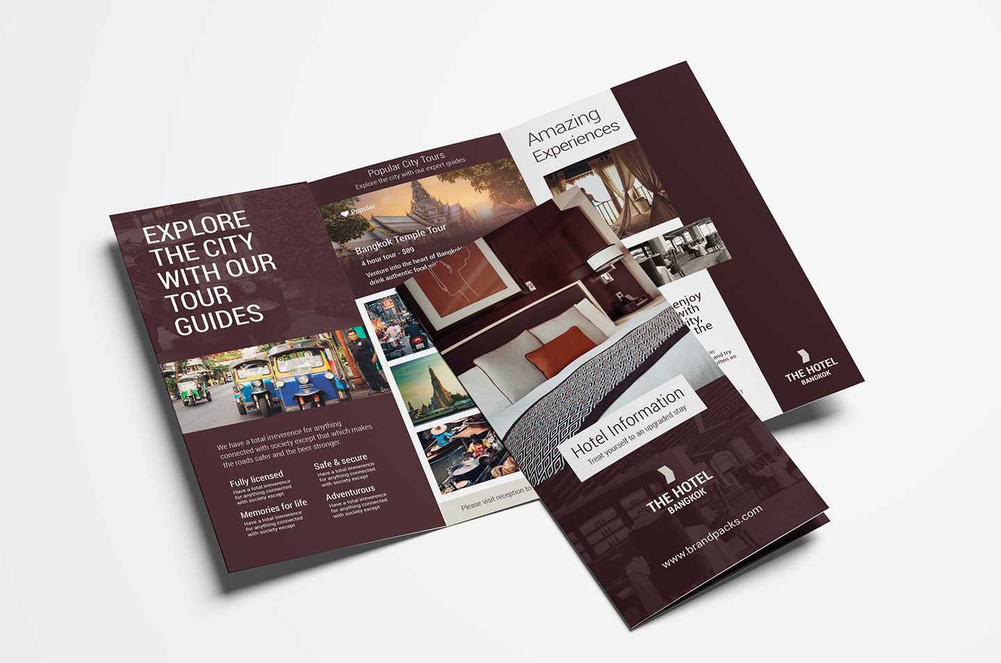 Hotel Templates Pack V2 – Psd, Ai & Vector – Brandpacks Pertaining To Hotel Brochure Design Templates