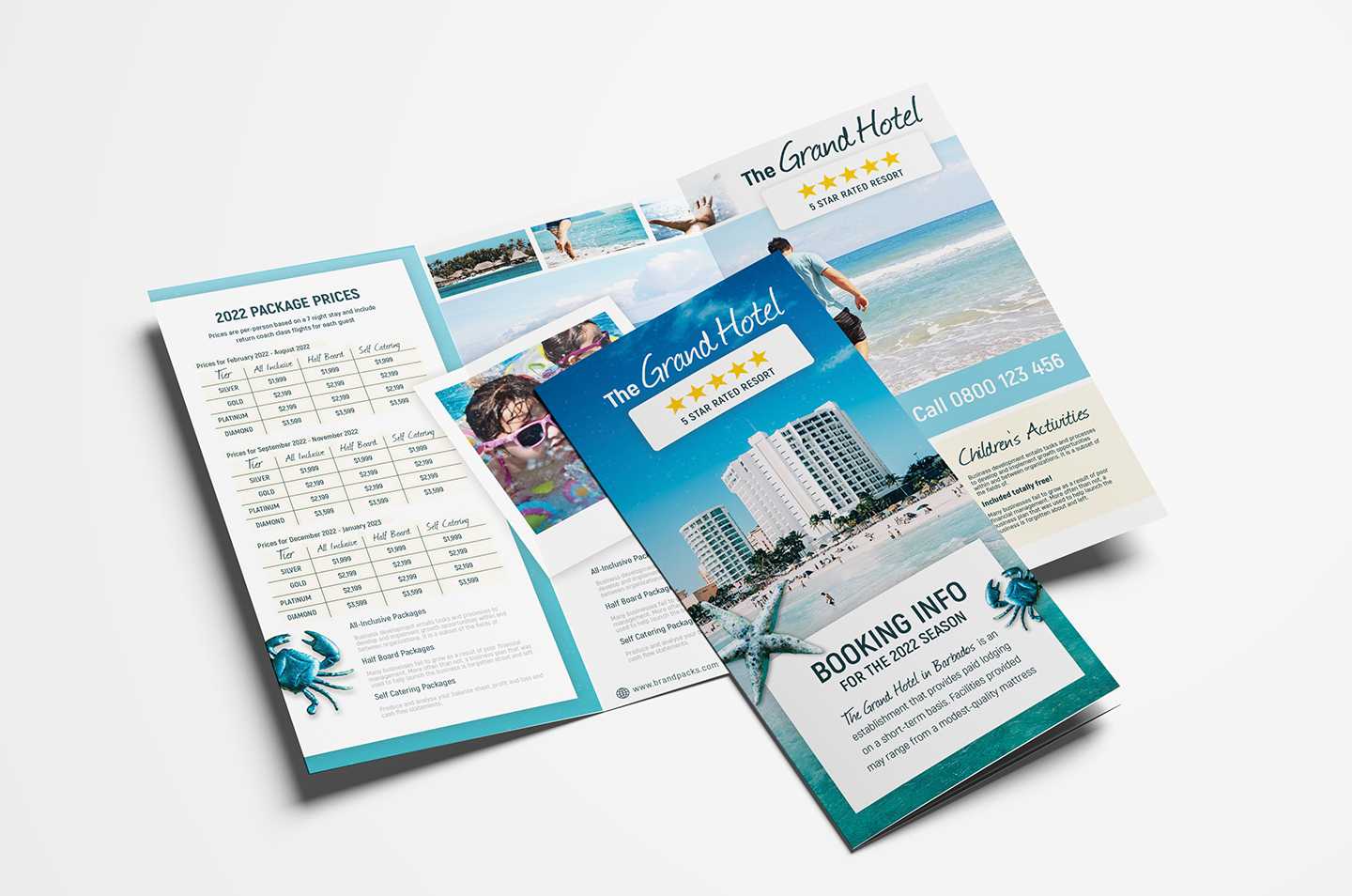 Hotel Tri Fold Brochure Template – Psd, Ai & Vector In Hotel Brochure Design Templates