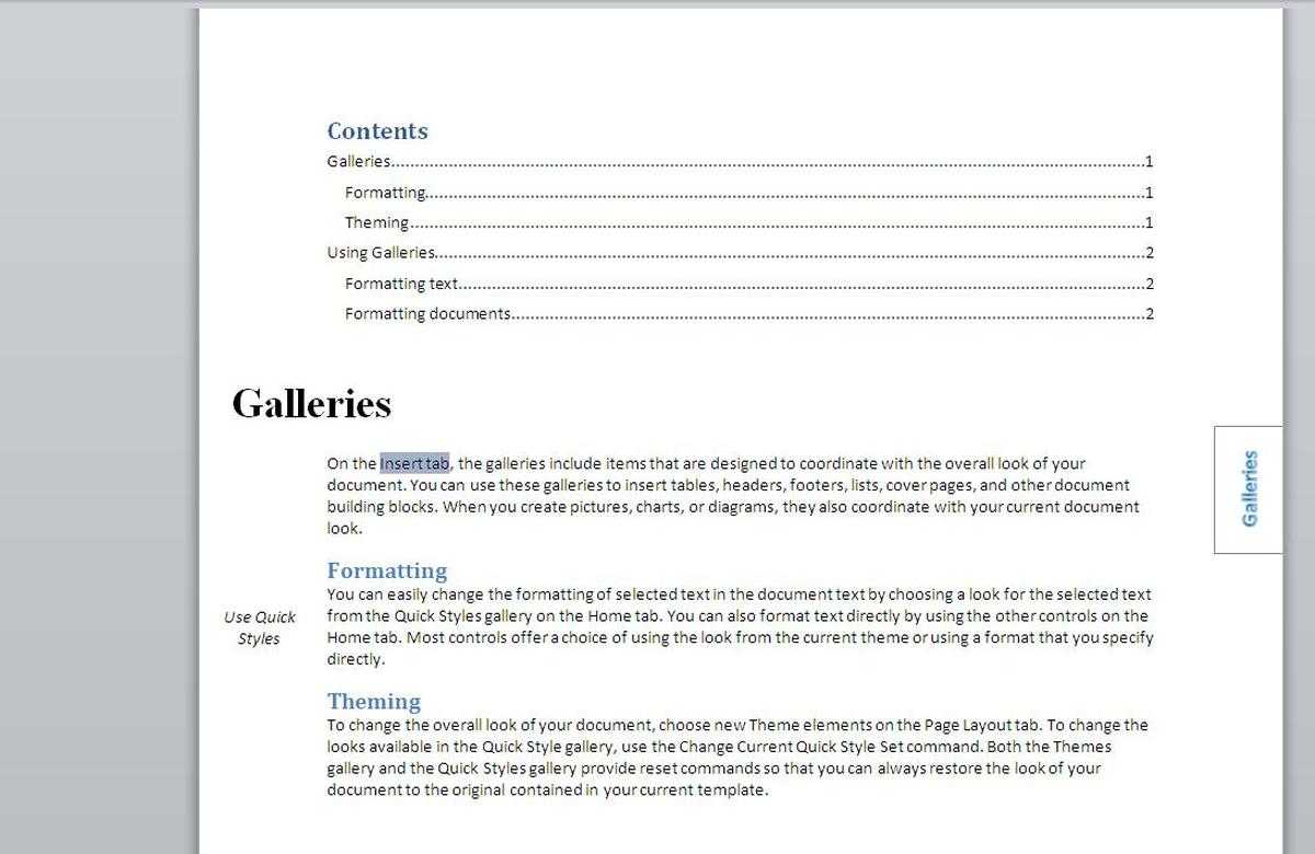 How To Add An Index To A Word Document Using Index Tags Within Contents Page Word Template