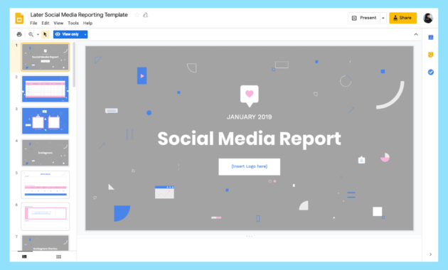 How To Build A Monthly Social Media Report in Social Media Weekly Report Template