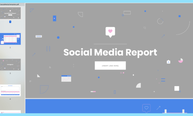 How To Build A Monthly Social Media Report within Social Media Report Template