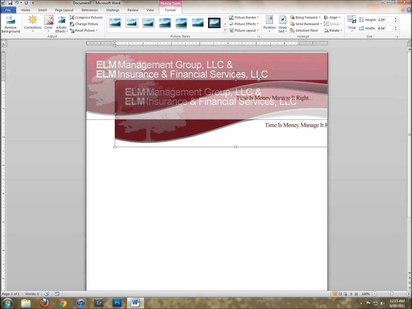 How To Create A Letterhead In Word 2007 – Mahre With How To Create A Letterhead Template In Word