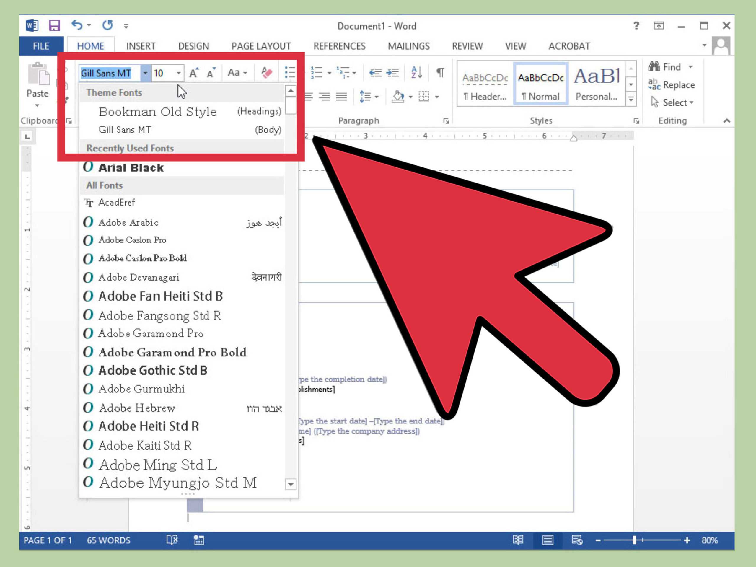 How To Create A Resume In Microsoft Word (With 3 Sample Resumes) For Change The Normal Template In Word 2010