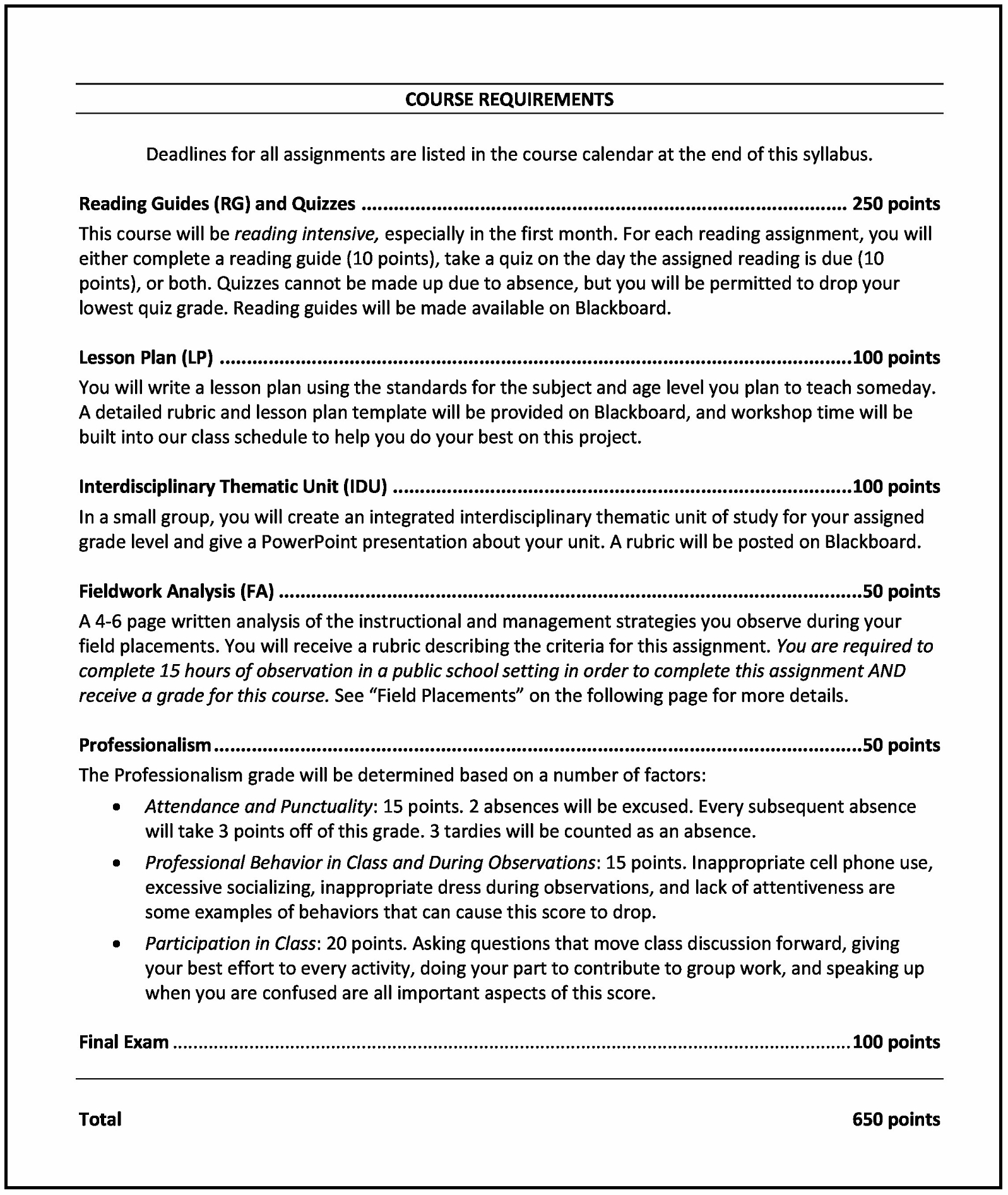 How To Create A Syllabus Template – Zohre.horizonconsulting.co For Blank Syllabus Template