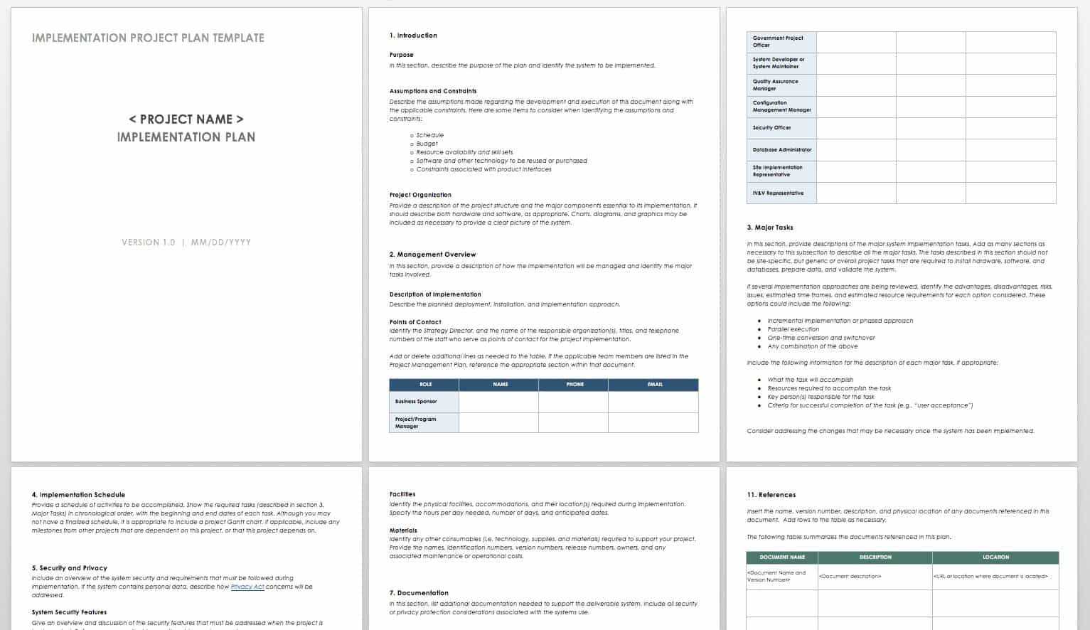 How To Create An Implementation Plan | Smartsheet Pertaining To Implementation Report Template