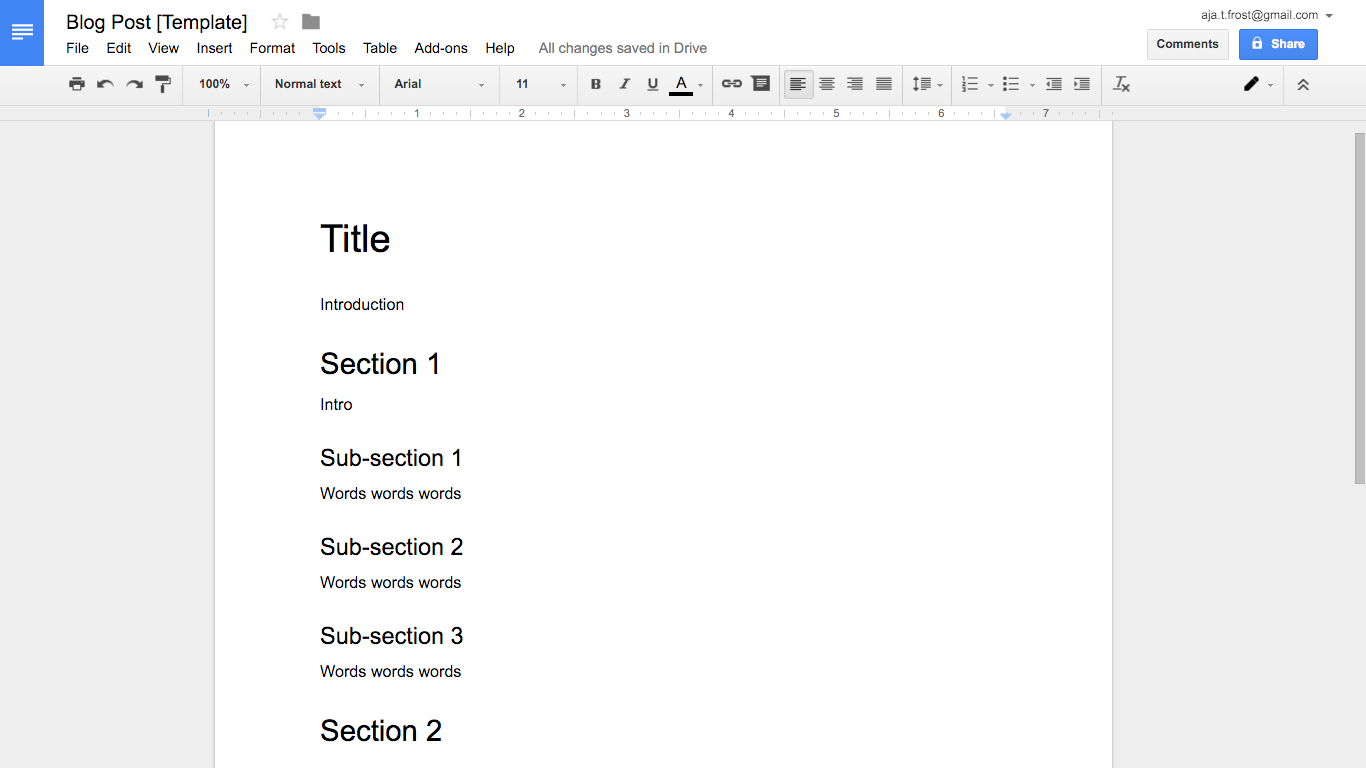 How To Create Effective Document Templates In Google Docs Note Card Template