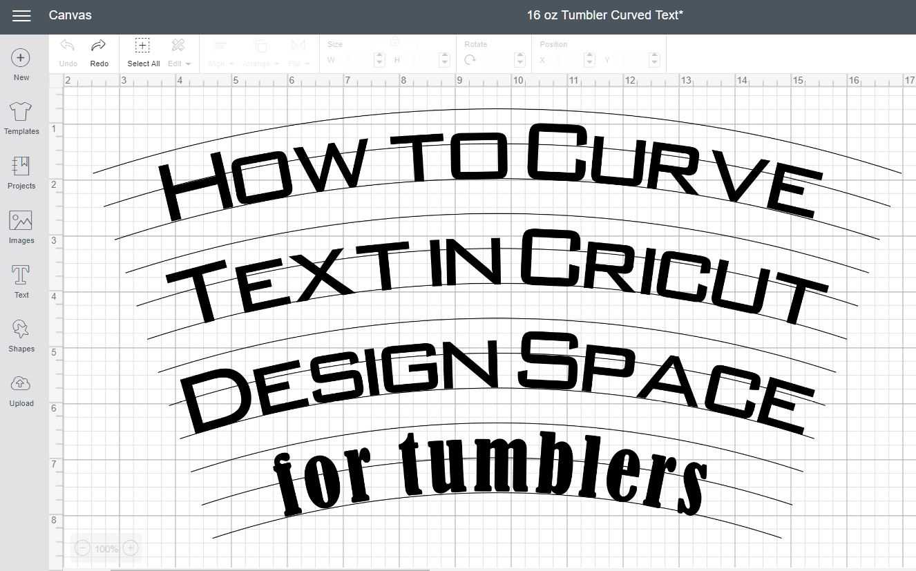 How To Curve Text For Tumblers In Design Space – Happiness Regarding Starbucks Create Your Own Tumbler Blank Template