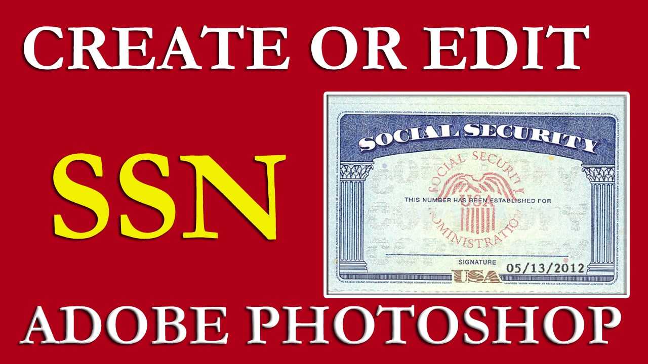 How To Edit Ssn | Ssn Pdf Template Download Free On Vimeo In Fake Social Security Card Template Download