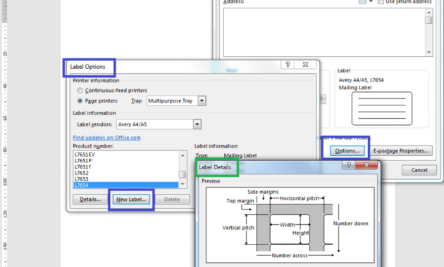 How To – How To Create Your Own Label Templates In Word throughout Microsoft Word Sticker Label Template