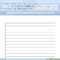 How To Make Lined Paper In Word 2007: 4 Steps (With Pictures) intended for Microsoft Word Lined Paper Template