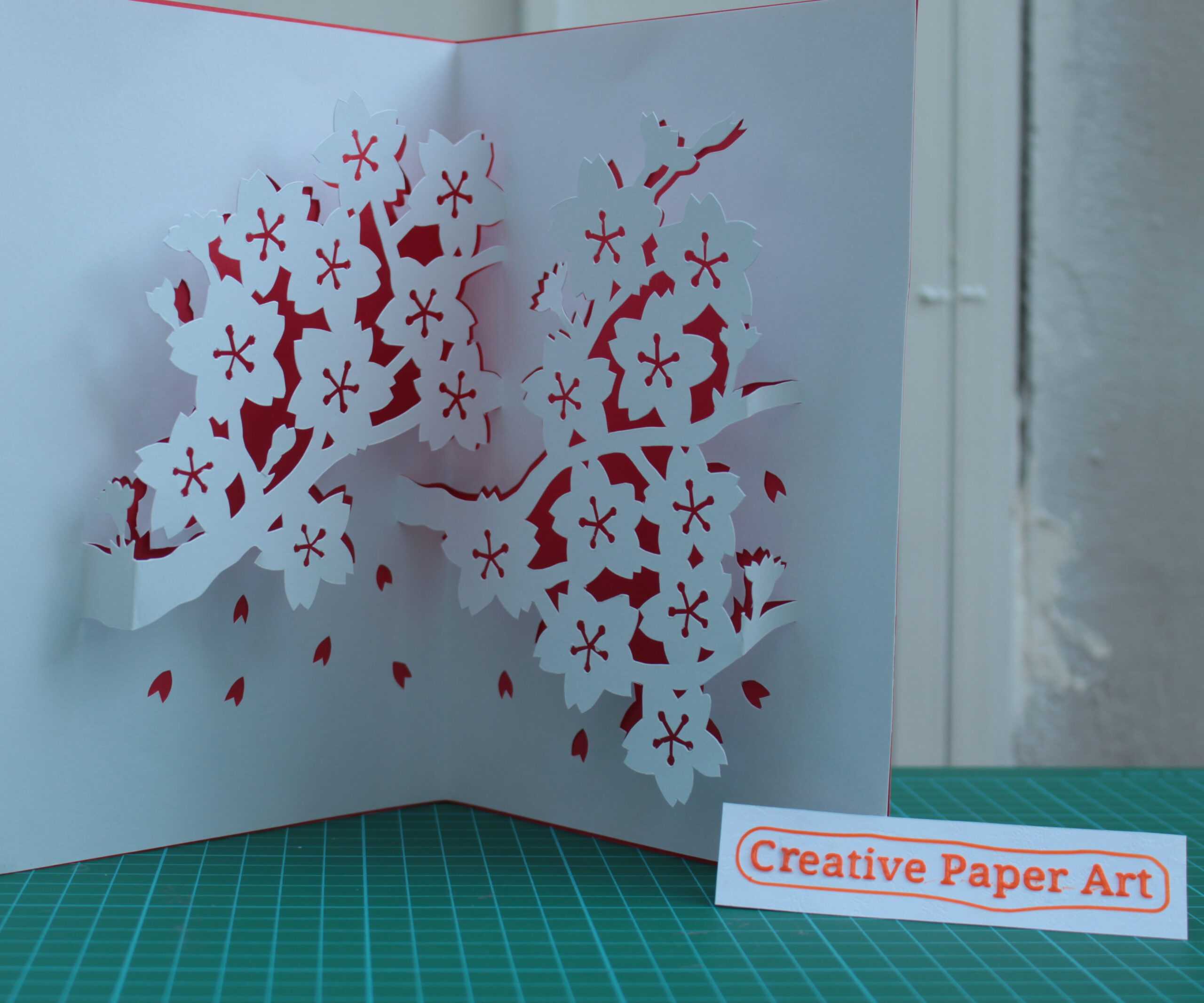 How To Make Popup Cards Cherry Blossom : 5 Steps (With With Regard To Pop Up Tree Card Template
