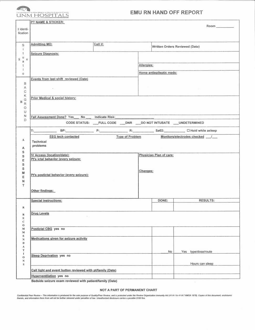 How To Organize Nursing Report Sheet Handoff Template Pertaining To Nursing Report Sheet Template