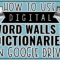How To Use Digital Word Walls And Dictionaries In Google For Blank Word Wall Template Free