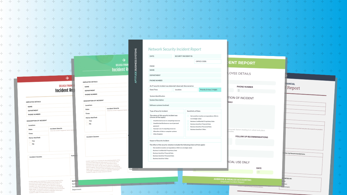 How To Write An Effective Incident Report [Examples + Inside Incident Summary Report Template