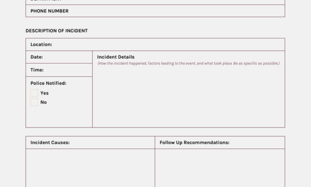How To Write An Effective Incident Report [Examples + with Serious Incident Report Template