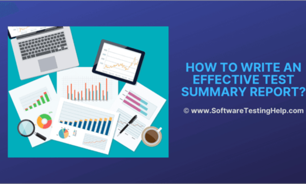 How To Write An Effective Test Summary Report [Download regarding Test Summary Report Excel Template