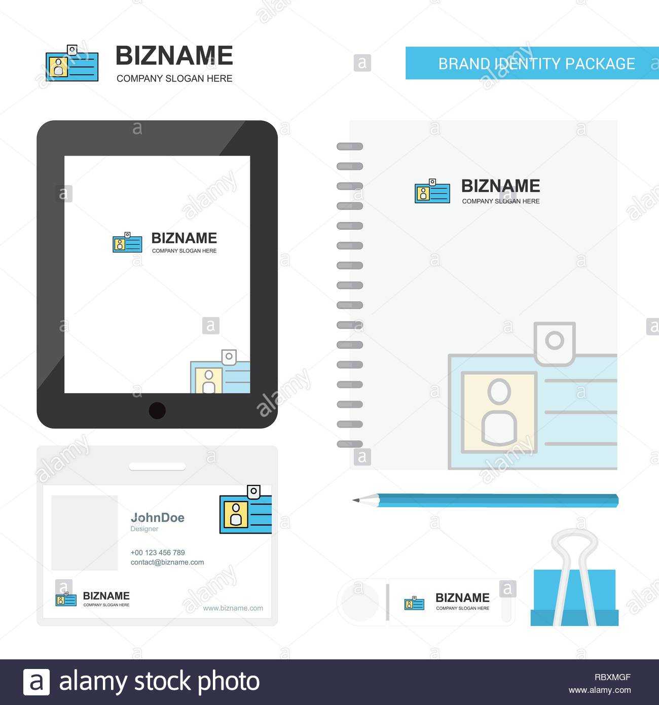 Id Card Business Logo, Tab App, Diary Pvc Employee Card And For Pvc Id Card Template