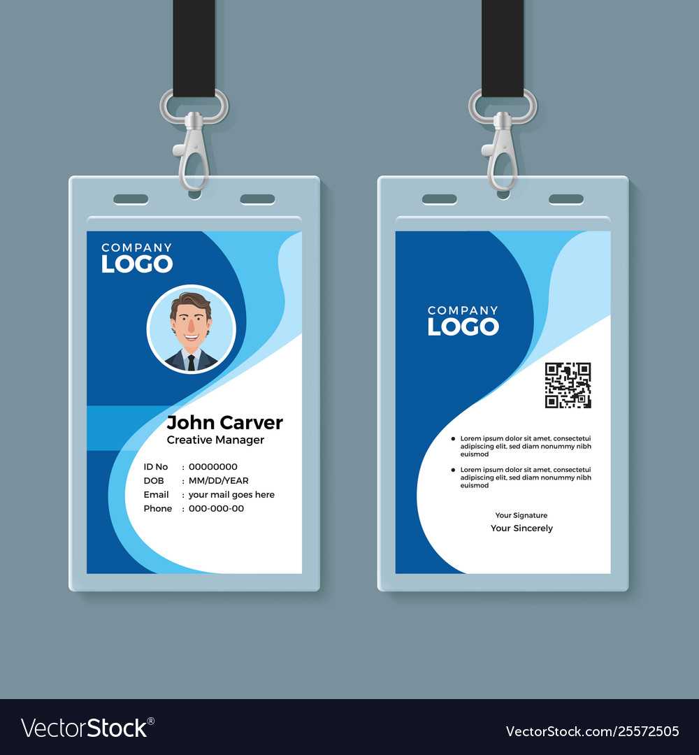 Id Card Design - Zohre.horizonconsulting.co Intended For Company Id Card Design Template