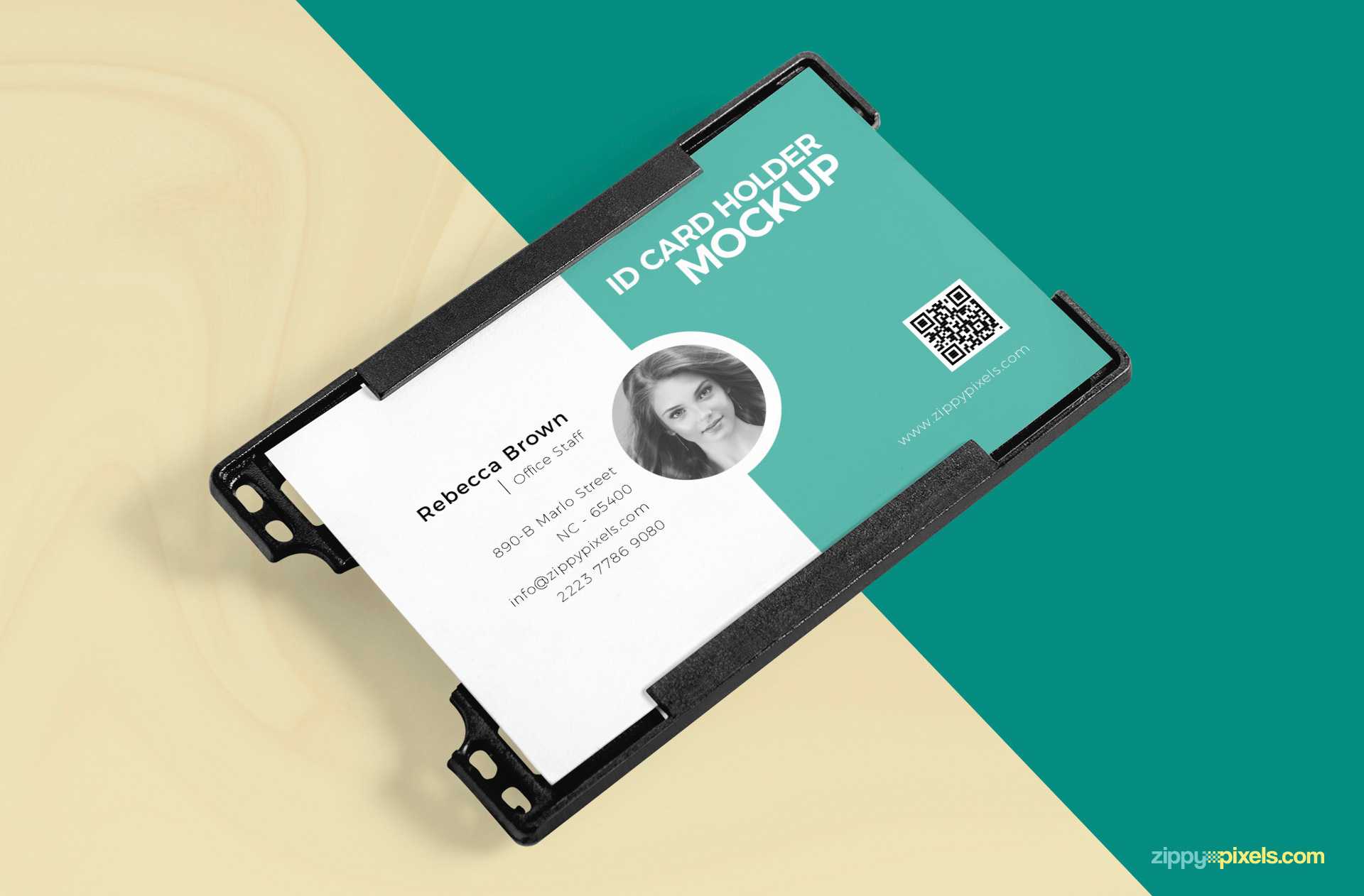 Id Card Holder Mockup | Free Psd Download | Zippypixels In Id Card Design Template Psd Free Download