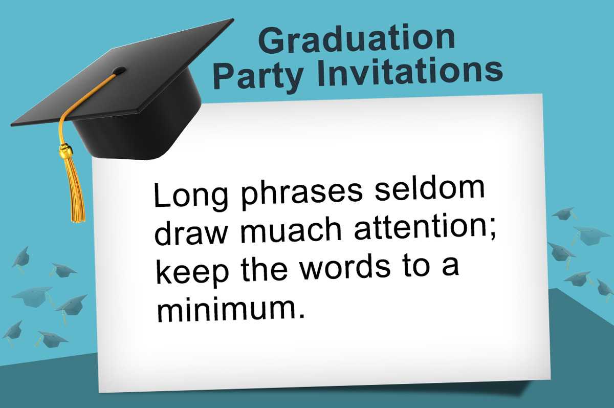 Ideas To Write The Most Pleasing Graduation Invitation In Graduation Party Invitation Templates Free Word