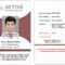 Identity Card Templates. Webbience Employee Id Card Design For Sample Of Id Card Template