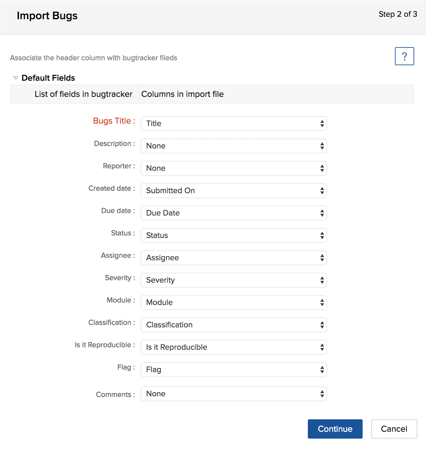 Import Bugs From Other Bug Tracker Applications Throughout Bug Report Template Xls