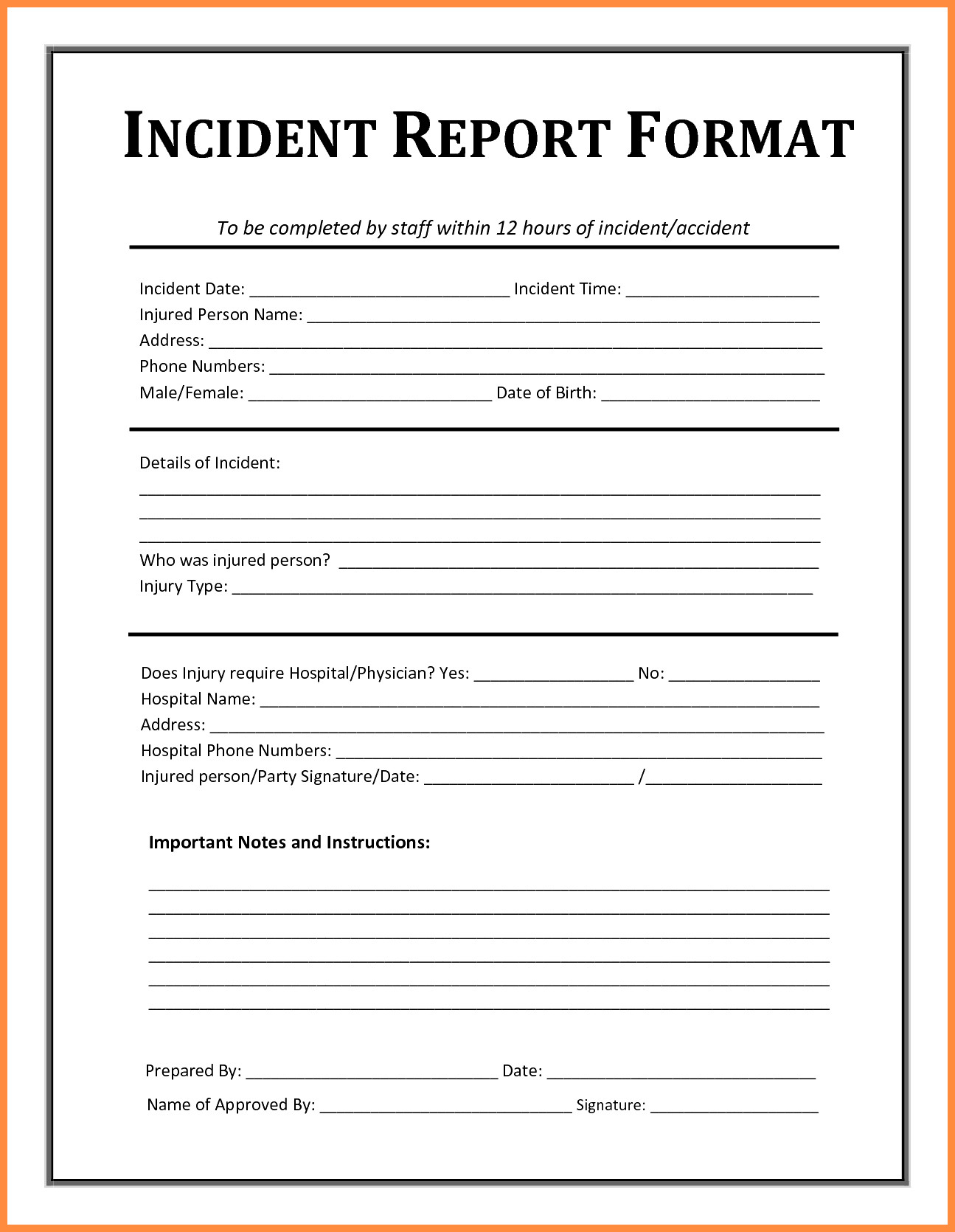 Incident Report Sample Format For School Letter Lost Phone Within Sample Fire Investigation Report Template