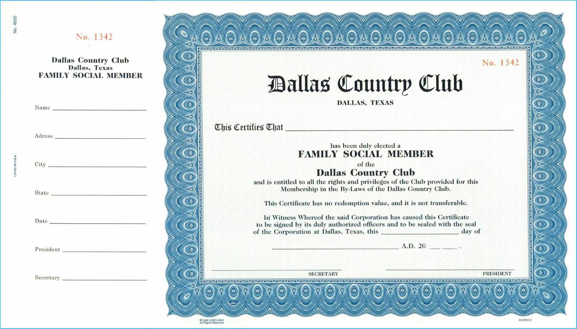 Incredible Llc Membership Certificate Template Ideas Free Inside Llc Membership Certificate Template