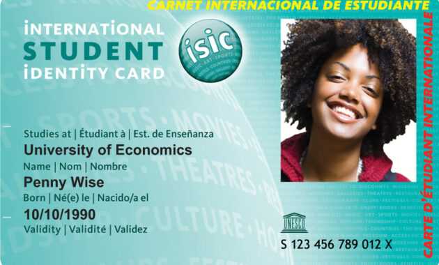 International Student Card pertaining to Isic Card Template