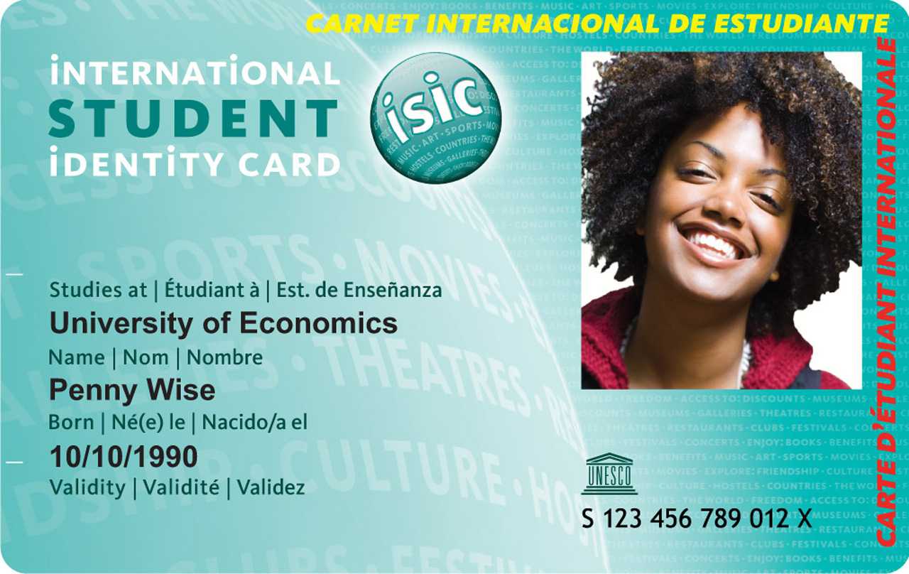 International Student Card Pertaining To Isic Card Template