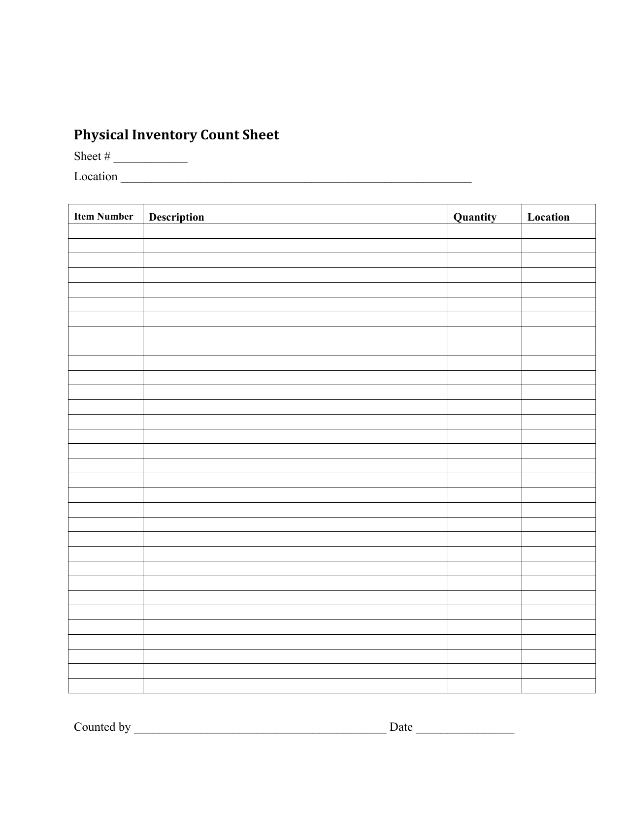 Inventory Sheet Pdf – Zohre.horizonconsulting.co Intended For Blank Checklist Template Pdf