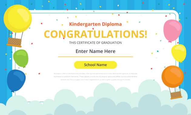 Kindergarten Certificate Free Vector Art - (21 Free Downloads) for Small Certificate Template