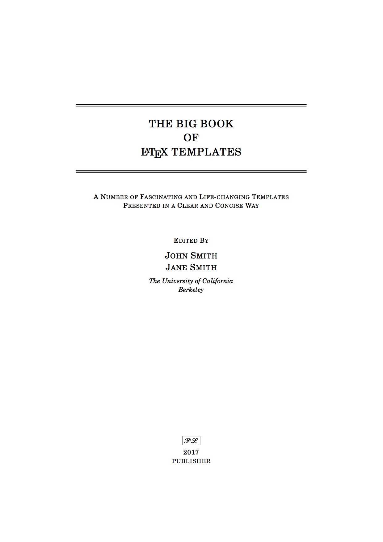 Latex Templates » Title Pages Inside Latex Project Report Template