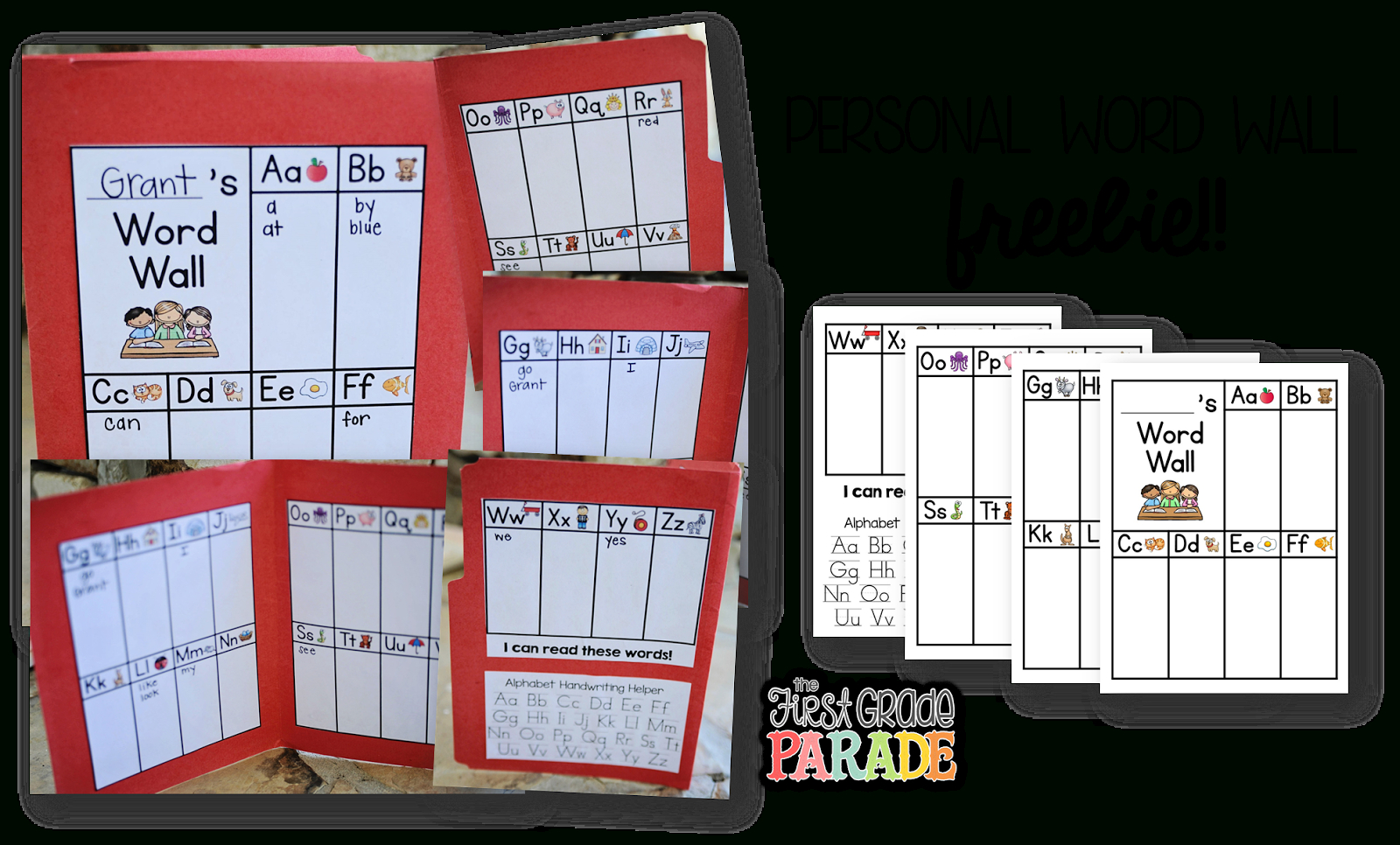 Let's Talk Word Walls – The First Grade Parade Within Blank Word Wall Template Free