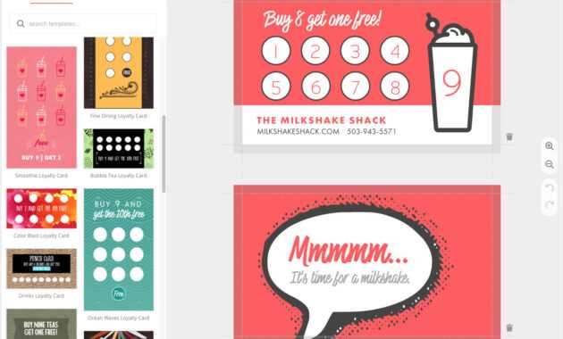 Loyalty Card Maker, Custom Punch Cards - Musthavemenus inside Business Punch Card Template Free