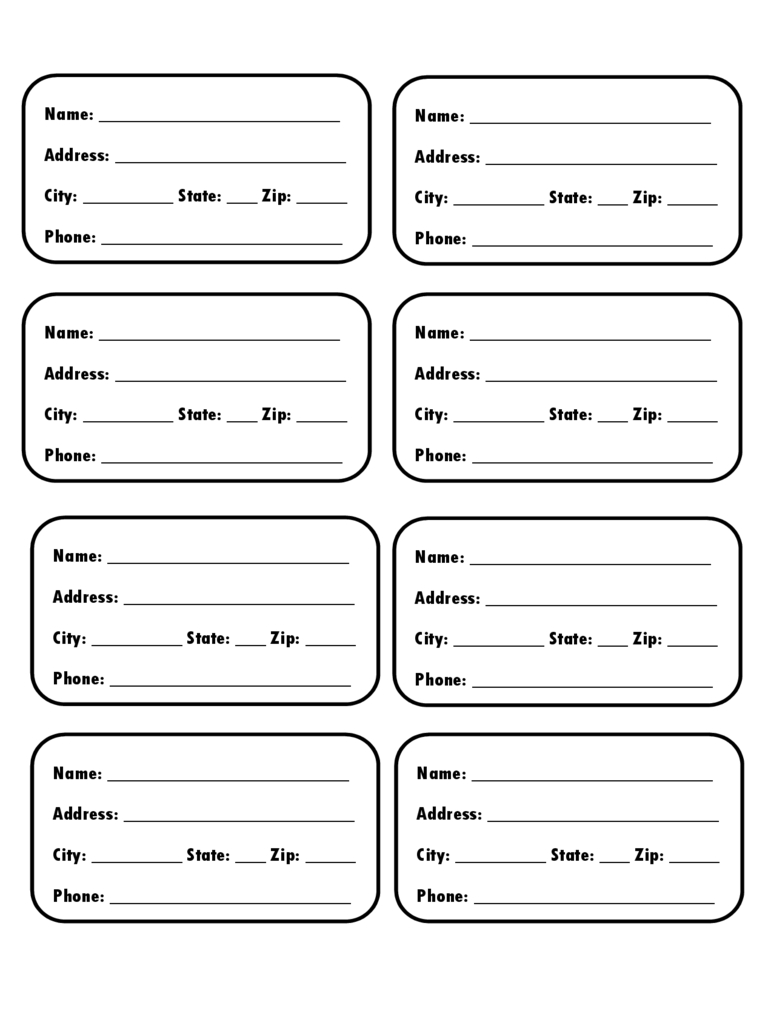 Luggage Tag Template - 1 Free Templates In Pdf, Word, Excel Inside Luggage Tag Template Word