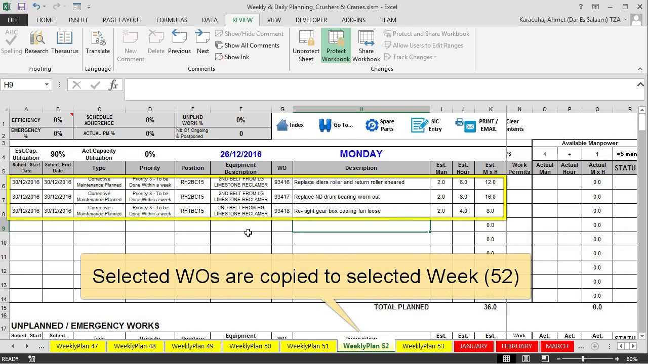 Maintenance Spreadsheet Template Repair Job Card Microsoft For Maintenance Job Card Template