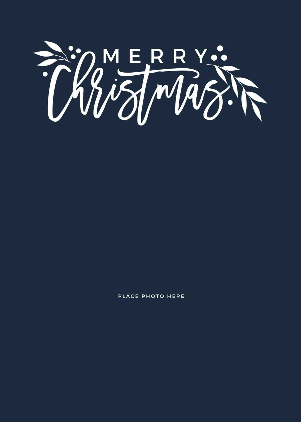 Make Your Own Photo Christmas Cards (For Free!) – Somewhat Regarding Print Your Own Christmas Cards Templates