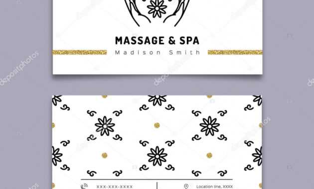 Massage Therapy Business Card Templates | Massage And Spa regarding Massage Therapy Business Card Templates