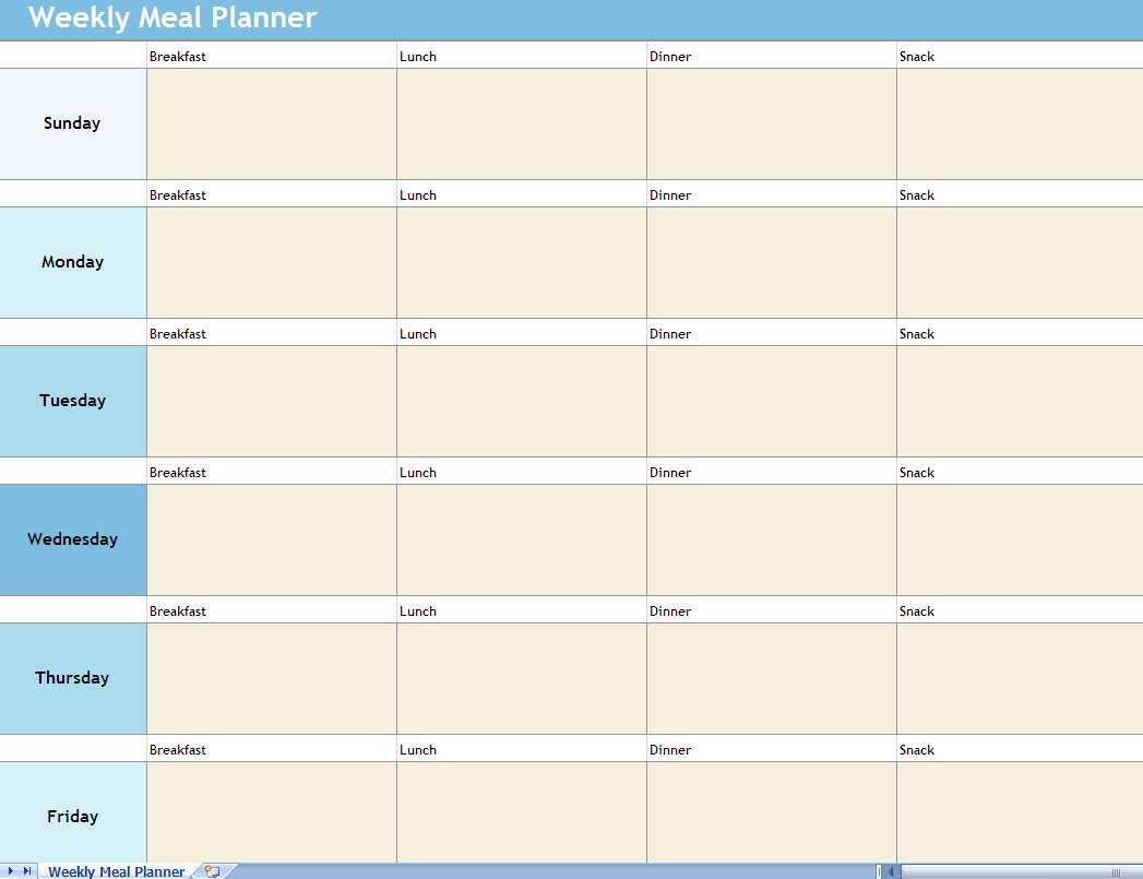 Meal Planning Chart Excel – Bigit.karikaturize Regarding Menu Planning Template Word