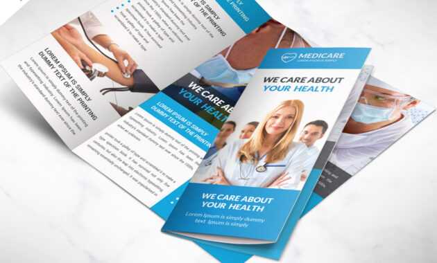 Medical Care And Hospital Trifold Brochure Template Free Psd for Medical Office Brochure Templates