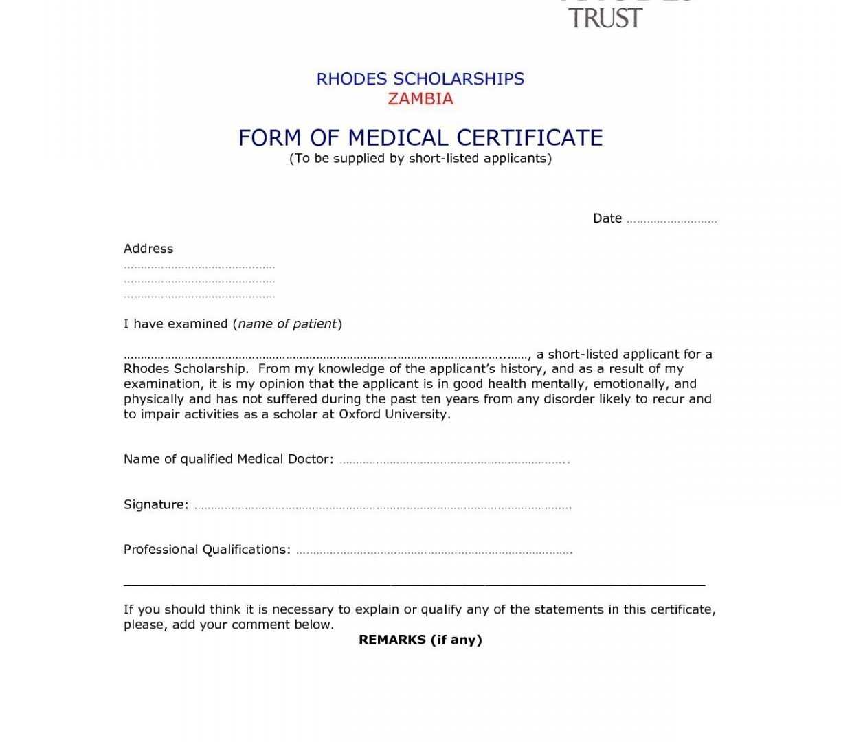Medical Health Certificate Format – Zohre.horizonconsulting.co Throughout Australian Doctors Certificate Template