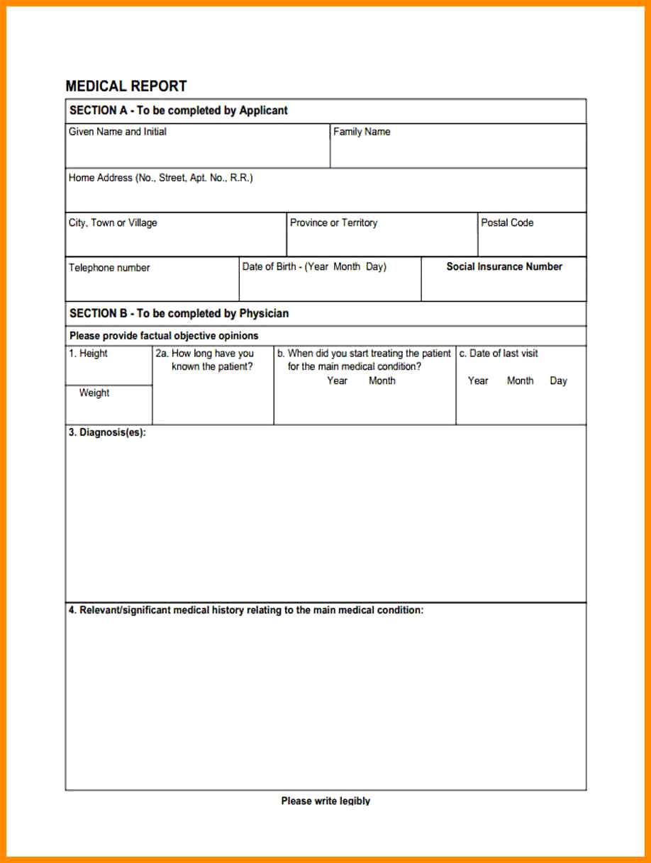 Medical Report Format Pdf Download Doctor Sample Example Inside Medical Report Template Doc