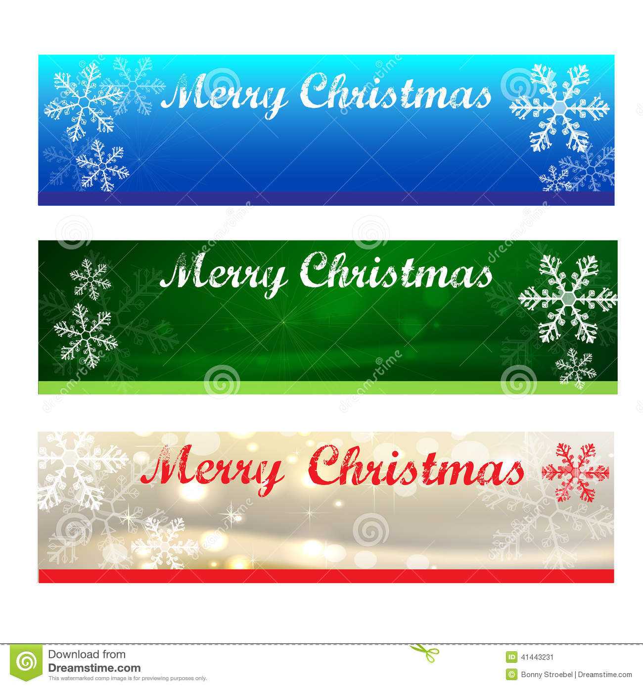 Merry Christmas Banners Stock Illustration. Illustration Of Within Merry Christmas Banner Template