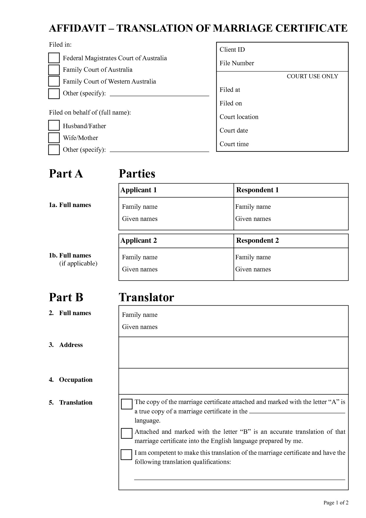 Mexican Birth Certificate Translations Marriage Template Within Mexican Marriage Certificate Translation Template